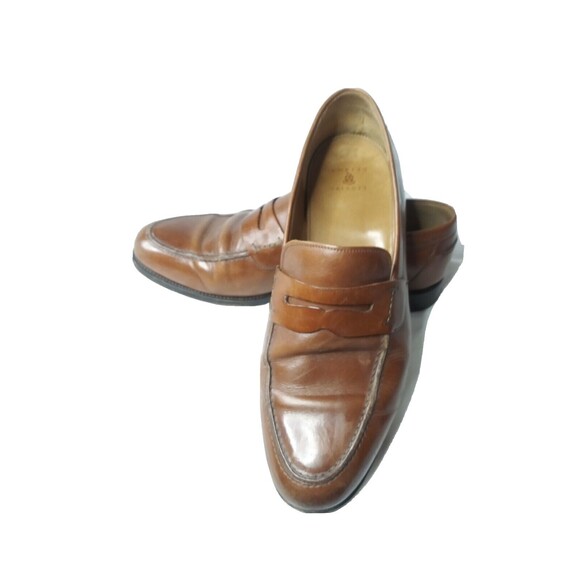 Robert Talbott Hayward Penny Loafer Shoes Men\'s Size 11.5 Medium Brown main image 10